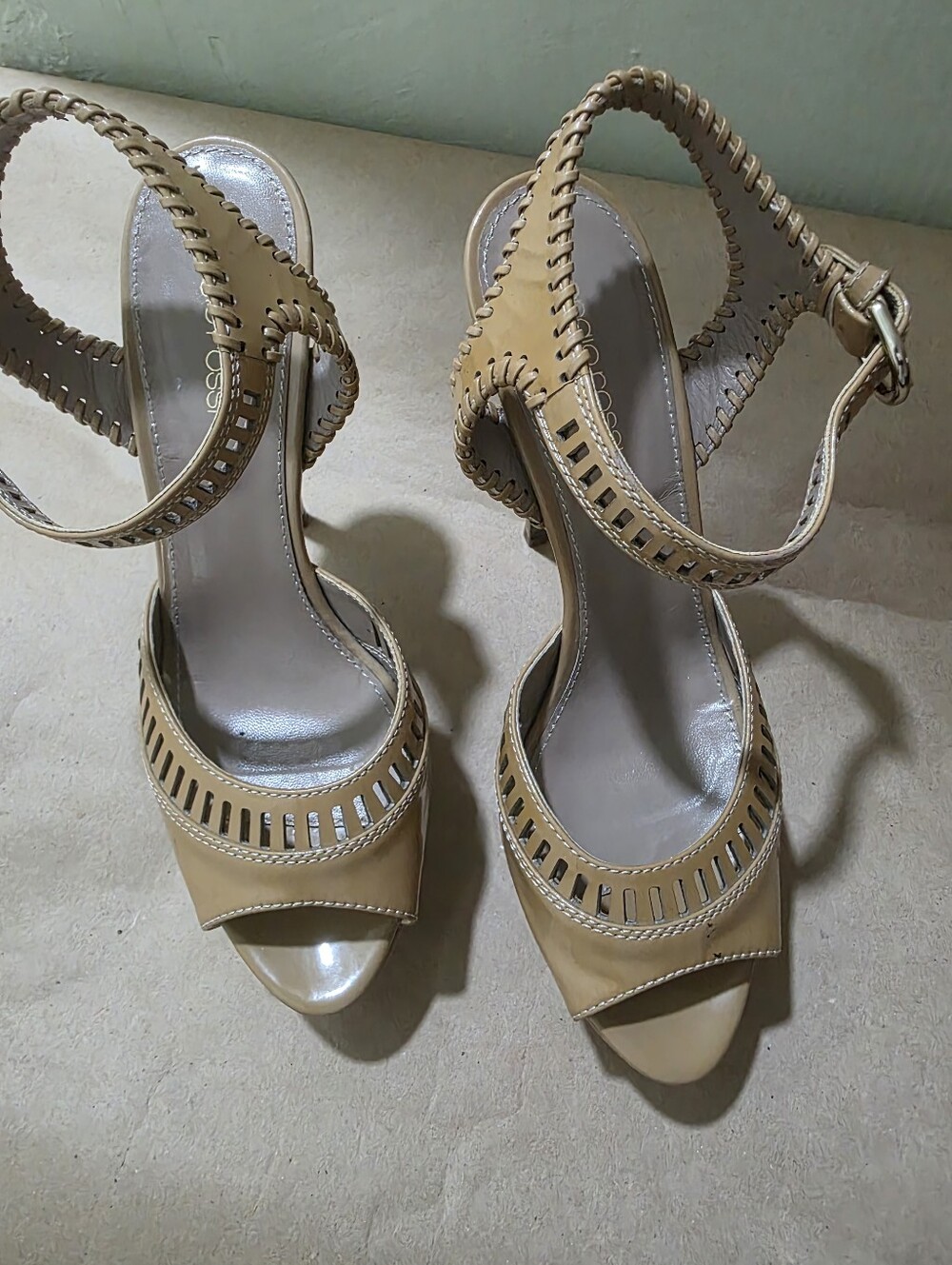 Sergio Rossi Heel Platform 5.5" Inches Ankle Strap